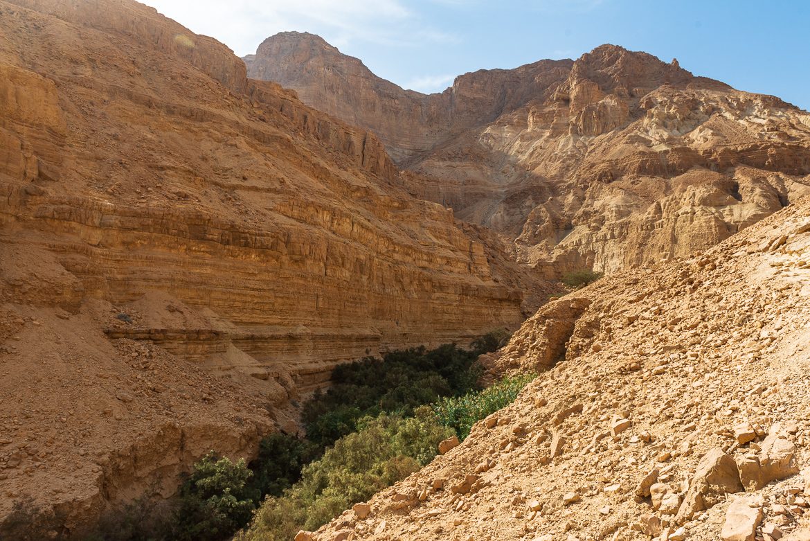 Wejście do Wadi Arugot